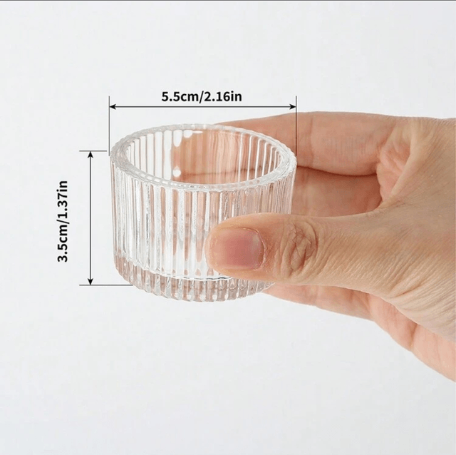 Glass incense cone holder 