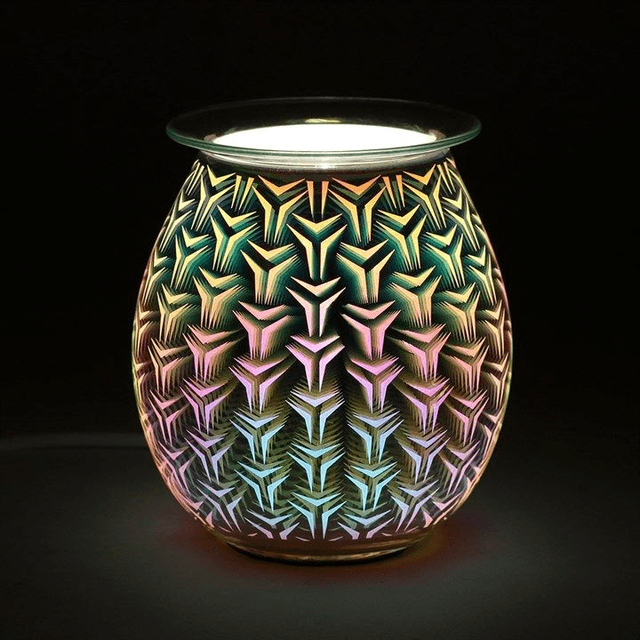 3D Geometric Light Up Electric Warmer